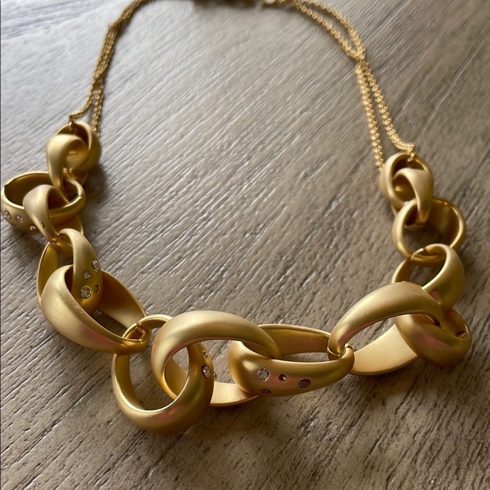 Cole Haan Chunky Gold Tone Necklace